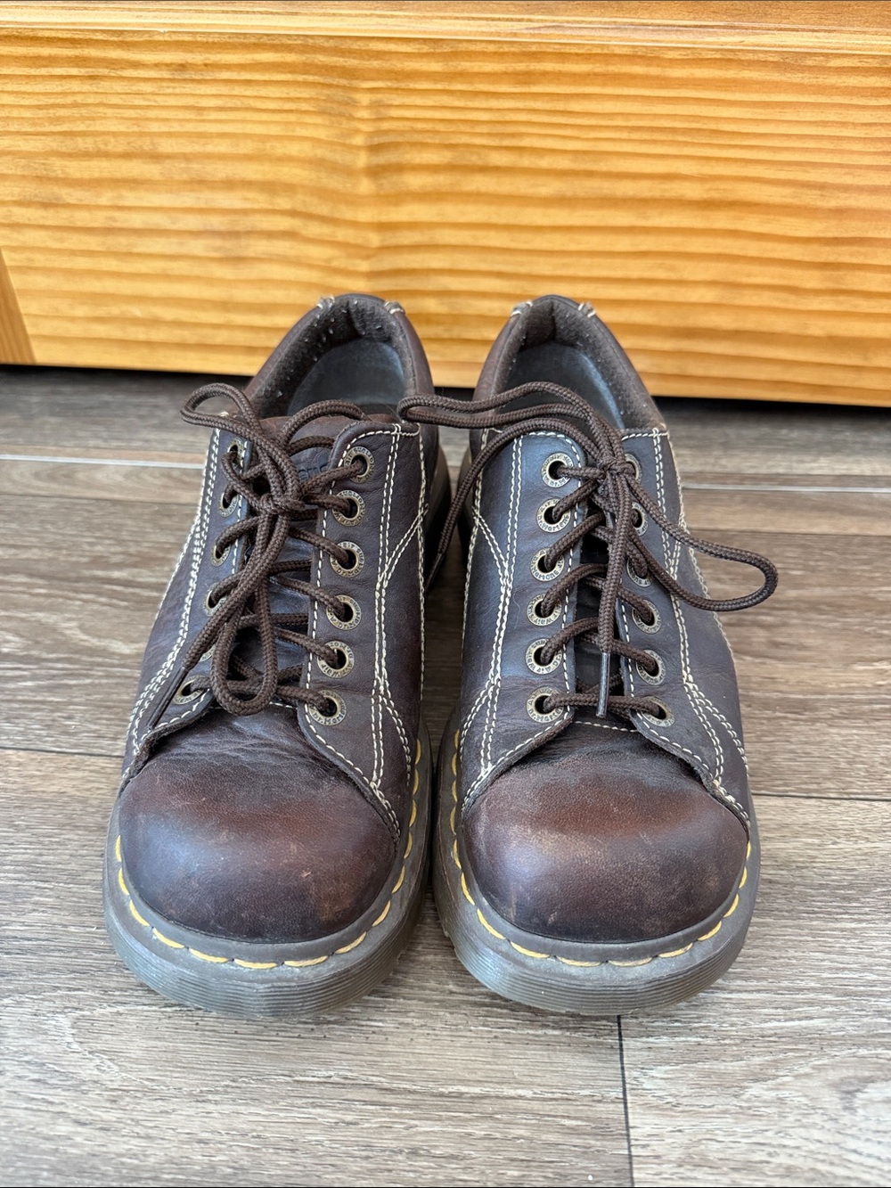 Women’s Dr. Martens Brown Leather Shoes- Size 9